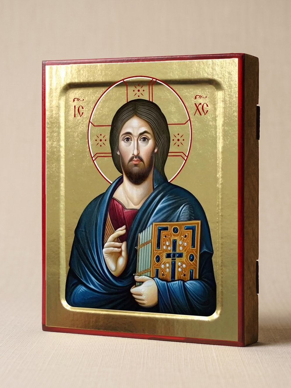 Икона Спасителя (Синайский) на дереве: 125 х 160 (Синопсисъ)