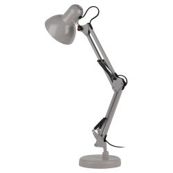 Настольный светильник ЭРА N-214-E27-40W-GY серый