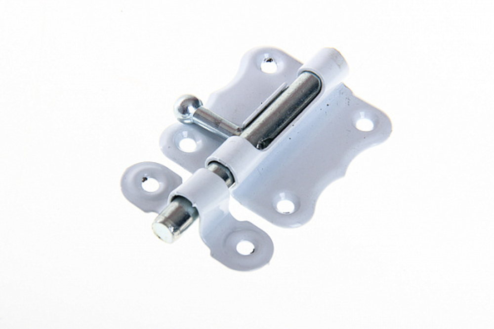 Задвижка накладная ЗТ 2 полимер белая