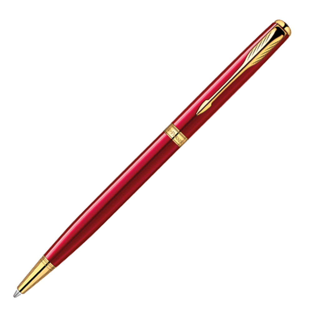 Шариковая ручка Parker Sonnet Slim, цвет - красный
