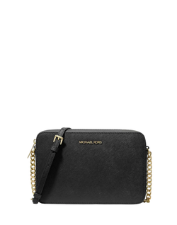 Кросс-боди Michael Kors Jet Set Large Saffiano Leather | Черный