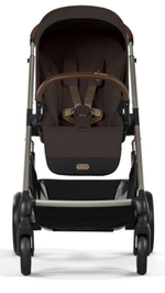 Коляска Cybex Balios S Lux TPE complete Cloud T Cozy Beige Plus 3 в 1 Chocolate Brown с дождевиками