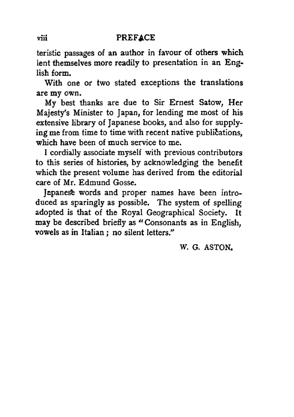 A history of Japanese literature | W G. Aston