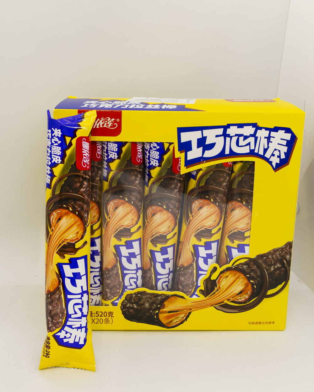 Хрустящее злаковое фитнес печенье с шоколадом и кремовой начинкой, Ran Peng Crisp Cakes