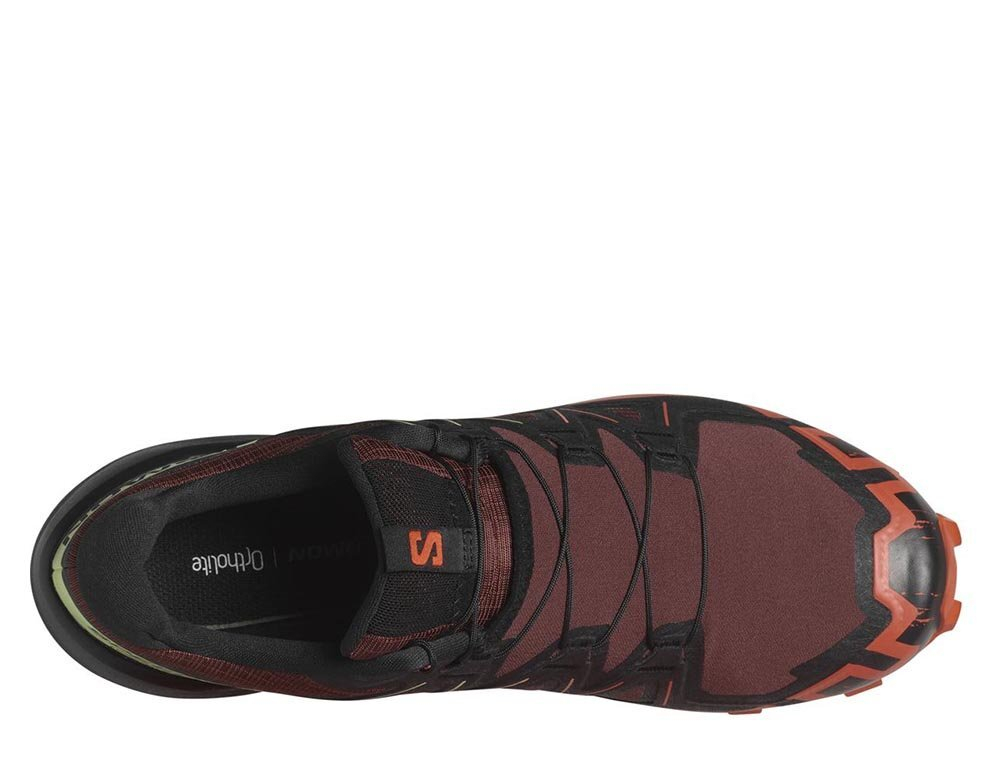 Кроссовки для бега мужские Salomon Speedcross 6 M Черный и Вишневый