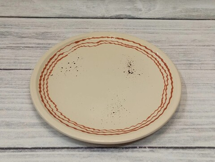 Тарелка десертная Розовая волна 20.5 см