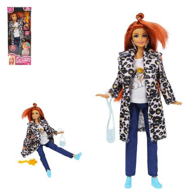 Кукла 29 см София беременная, руки и ноги сгиб, ресницы, акс, кор (Карапуз)