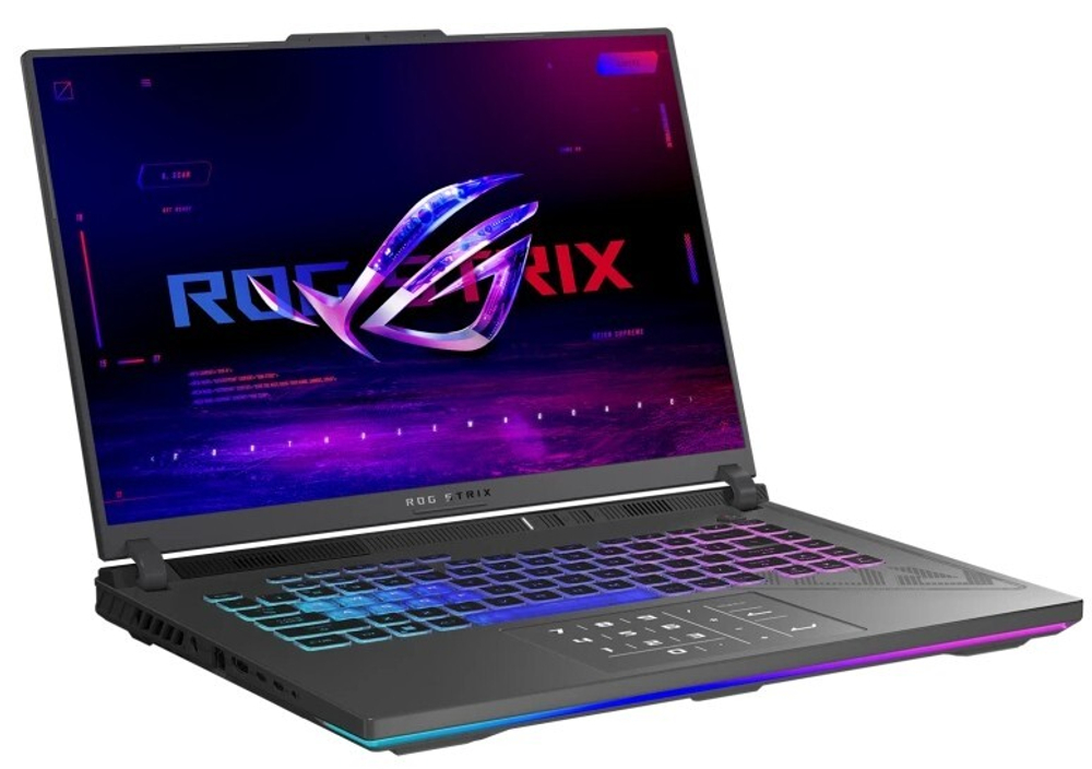 Ноутбук  ASUS ROG Strix G16 G614JU-N3490 16 ", Core i5, 16 Гб RAM, 512 Гб SSD, GeForce RTX 4050, Серый