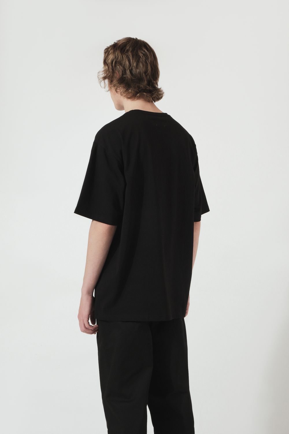 Футболка FOS Черная Мужская