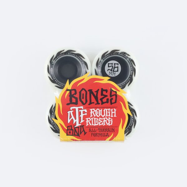 Колеса Bones Terrain Formula Rough Riders (white) 80A артикул:hpyp78HtjDmaZV9fH3iQr1 - купить в магазине Дайс