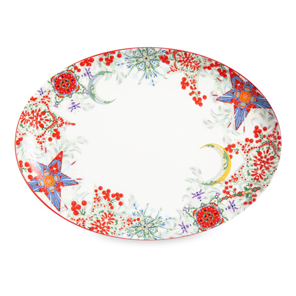 Блюдо овальное 33х24см Mix&Match Home Счастливая Звезда