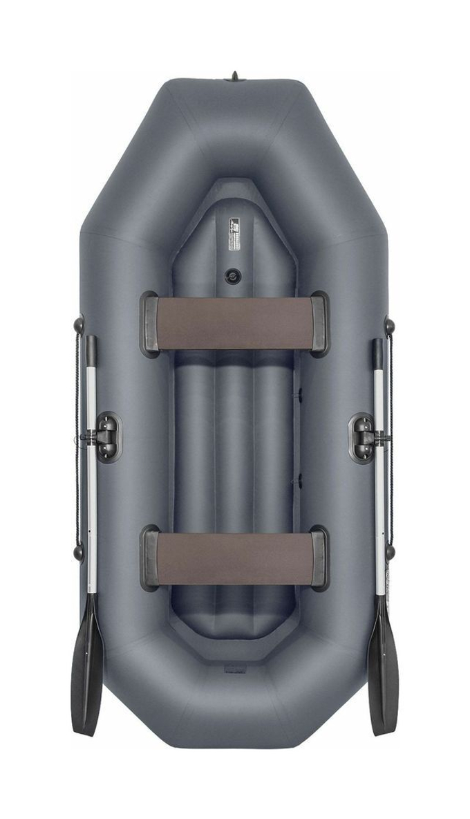 Надувная лодка ПВХ, Барс 260 НД, графит