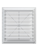 Решетка вентиляционная AIRVENT регулируемая жалюзи 452х483 пластик ERA