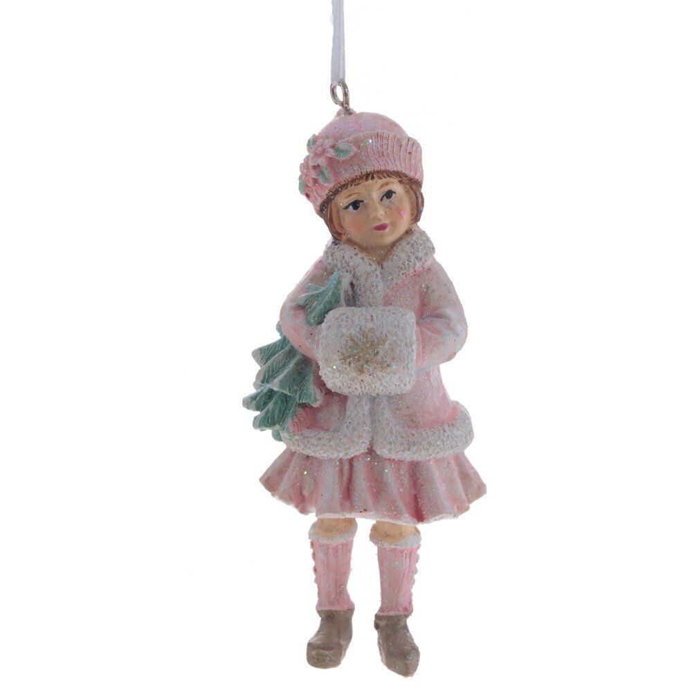 GAEM Изделие декоративное подвесное "Девочка и мальчик", L5 W3 H11 см, 4в.