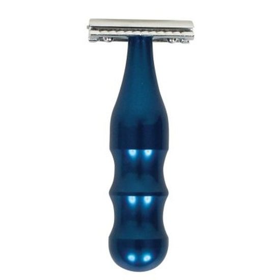 Т-образная бритва (станок) Merkur, удлинённый, синий