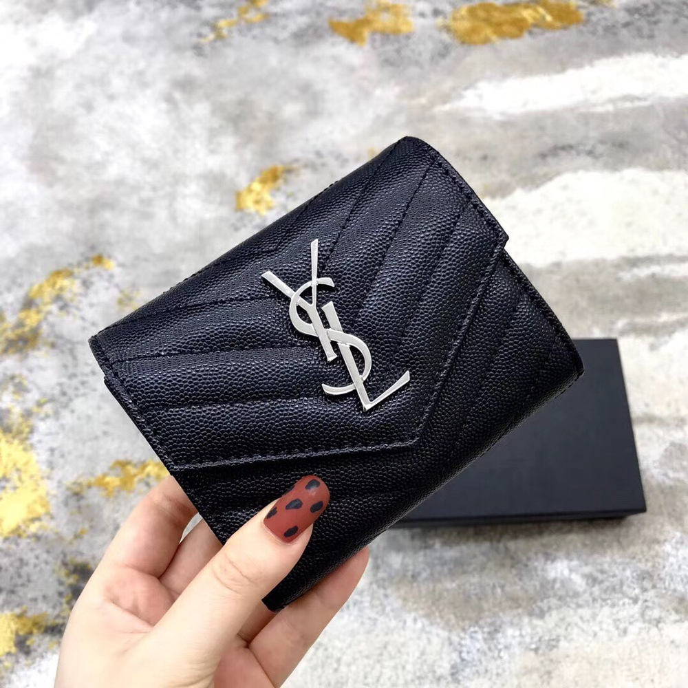 Saint Laurent Cassandre Fold Wallet