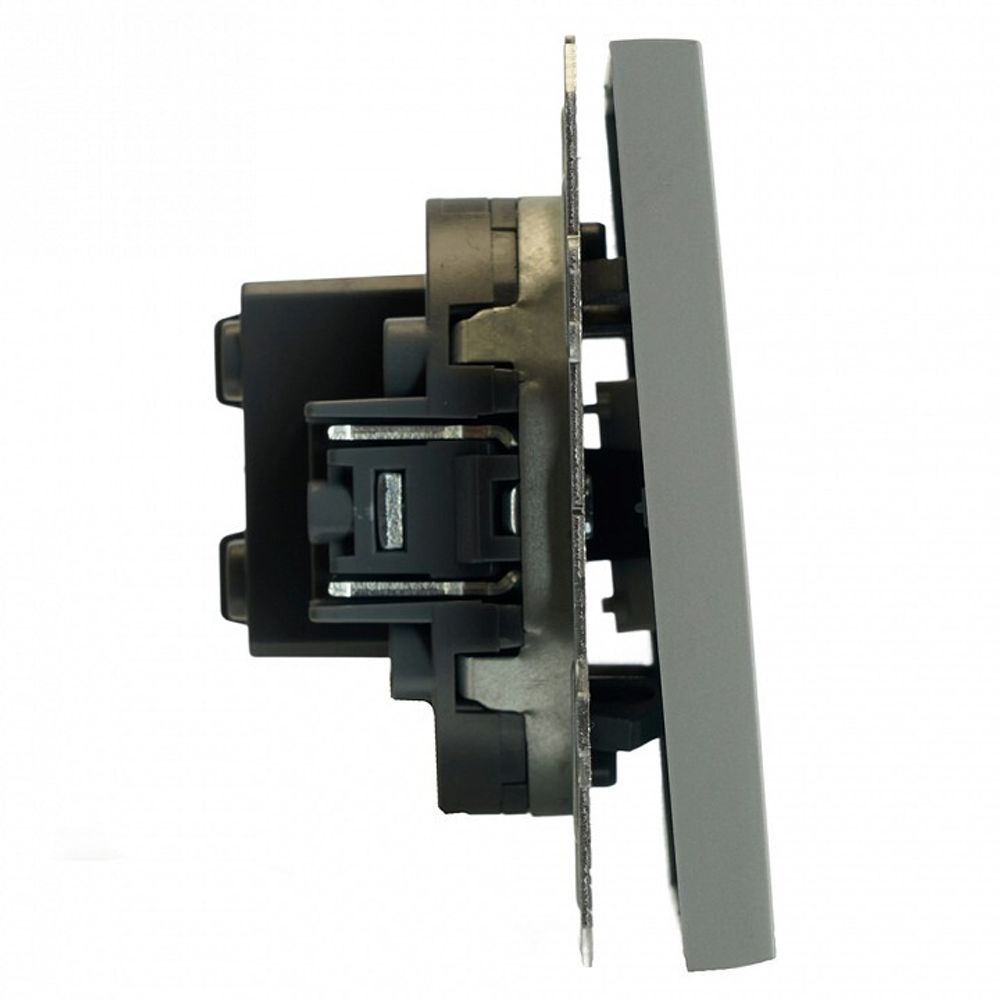 Переключатель перекрестный одноклавишный без рамки Stekker Эмили 49949