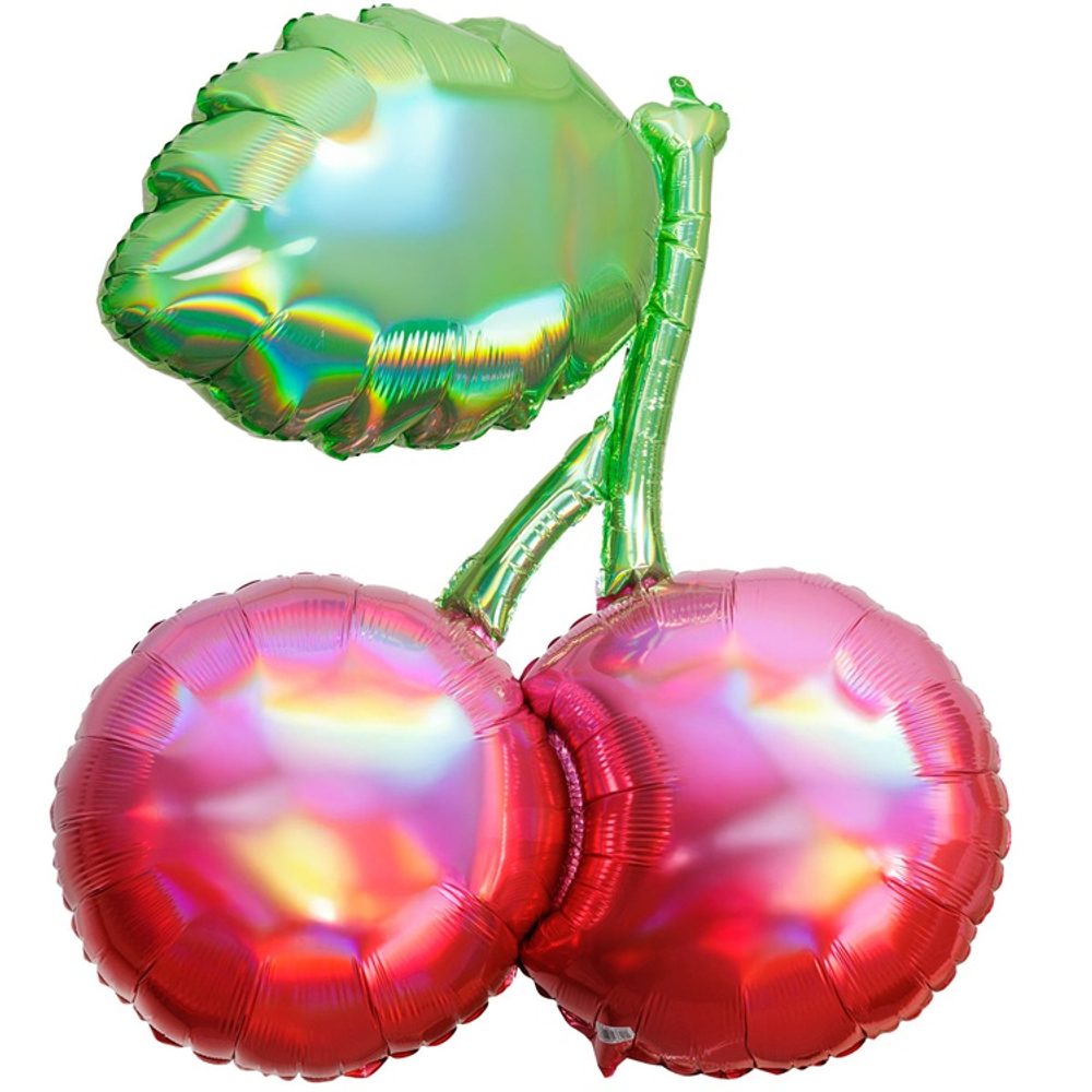 Шар Фольгированный Вишня переливы (Ассорти)