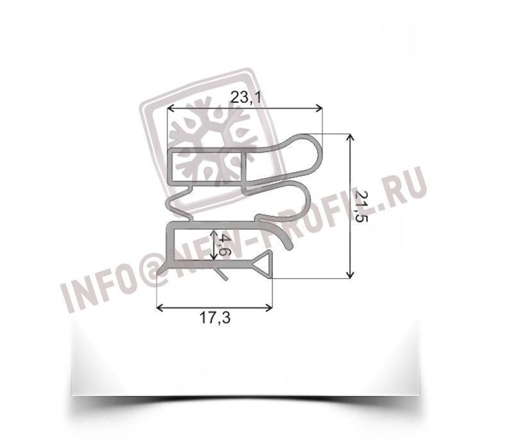 Уплотнитель для домашнего холодильника LG GC - 051SS 460*430 мм (022А/012 АНАЛОГ)