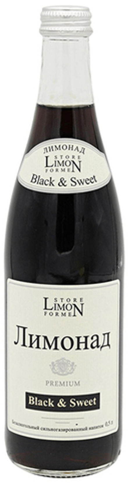 Газированный Напиток Блэк энд Свит Премиум / Black & Sweet Premium 0.5 - стекло