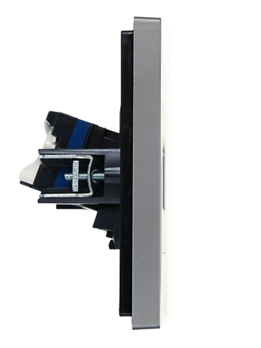 FORTE&PIANO Розетка компьютерная двойная RJ45 кат.6 FP534 сталь IEK