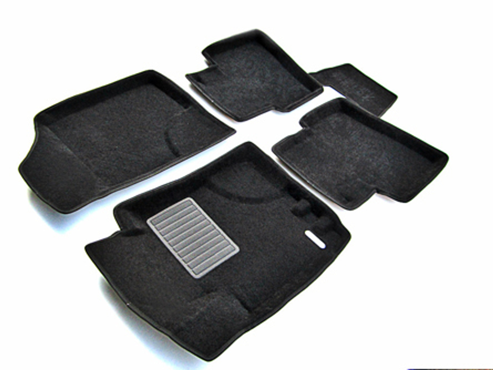 Коврики салона для KIA Ceed (2006-2012)/ Cerato (2010-2012)HYUNDAI i30 (2009-2011)/Elantra (2006-2008) Euromat 3D Business черные. Арт. EMC3D-002722