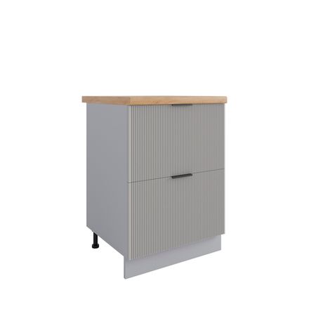 Кухня Модуль КМЯ 600 Мелисса Бежевый Софт