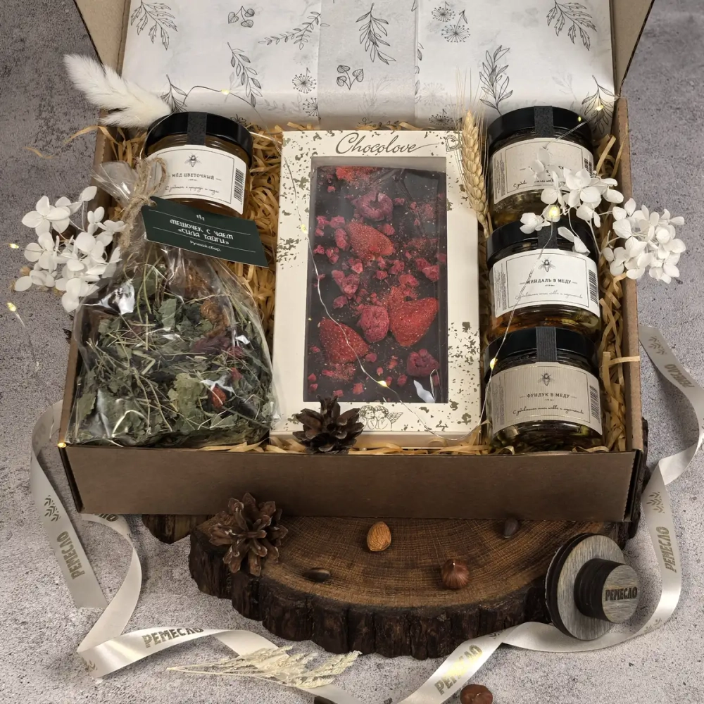 Подарочный набор большой "Янтарный элексир"