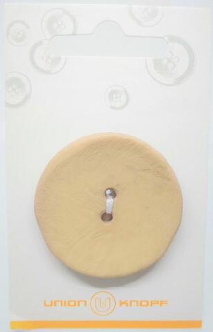 Пуговица №34 UNION KNOPF, 40 мм, бежевая