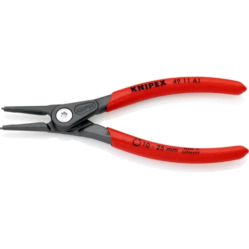 Прецизионные щипцы для стопорных колец черненая 140 мм Knipex 49 11 A1 SB