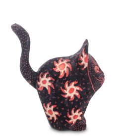 Decor and Gift 10-026 Фигурка «Дикий кот» (батик, о.Ява) 16 см