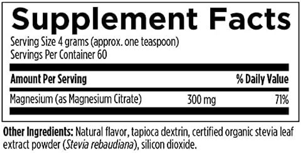 Designs for health MagCitrate Powder 240g.