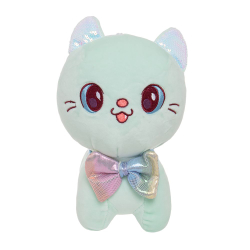 Мягкая игрушка Кошка из велюра подарок для девочки мальчика