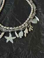 Колье Nature Bijoux, Les Cyclades, с горным хрусталем, жемчугом и перламутром, NB25.2-15-43554 (белы