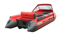 Лодка ПВХ Reef Triton 390Fi НД с интегрированным фальшбортом