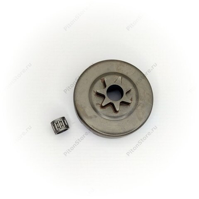 Корзина сцепления б/п Husqvarna 365/372 (3/8"-7, 78.5/16-мм, цельная, подшипник) [Китай]