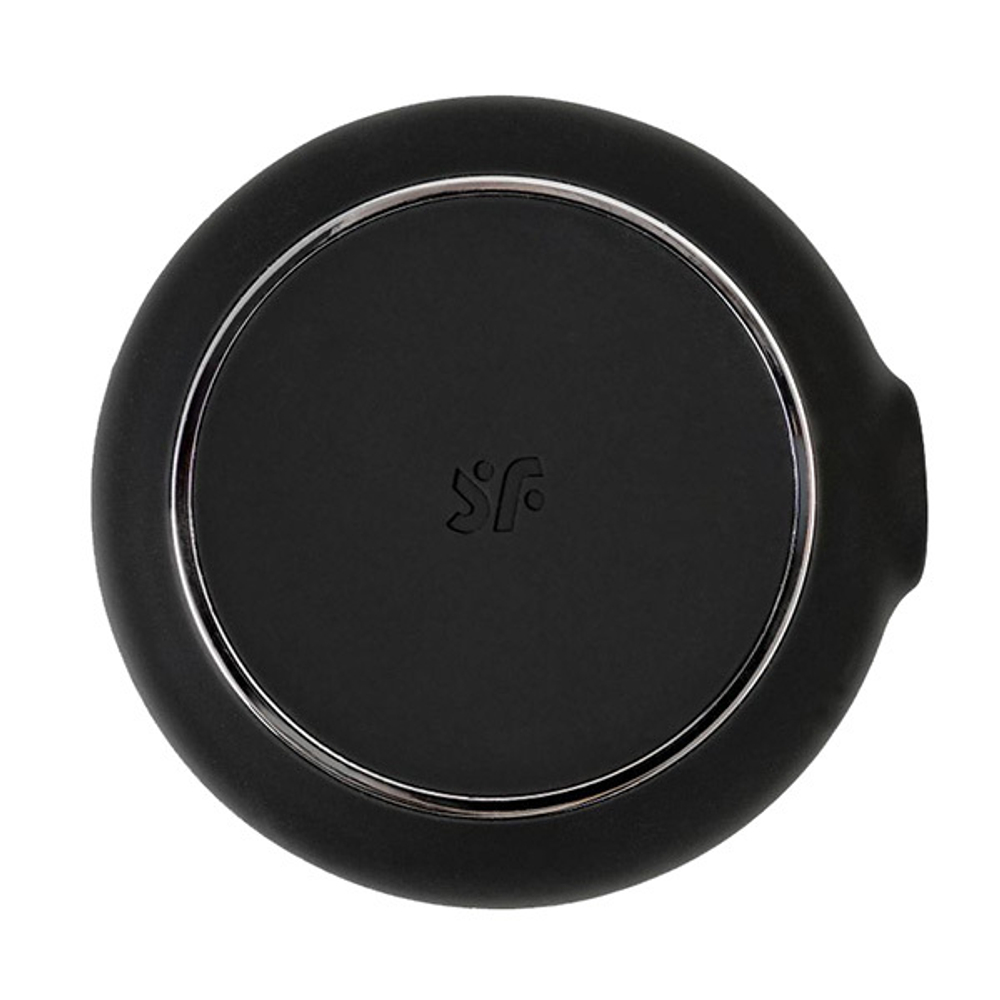 Черный клиторальный стимулятор 8,5см Satisfyer Pro To Go 3 Black