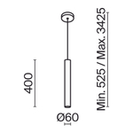 Подвесной светильник Maytoni MOD161PL-01G1