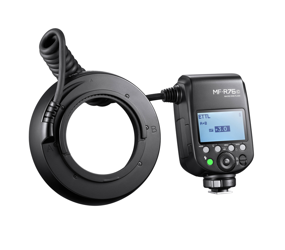 Кольцевая вспышка Godox MF-R76C TTL для Canon