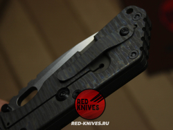 Нож Strider SMF - рукоять титан с гравировкой RK/Н4