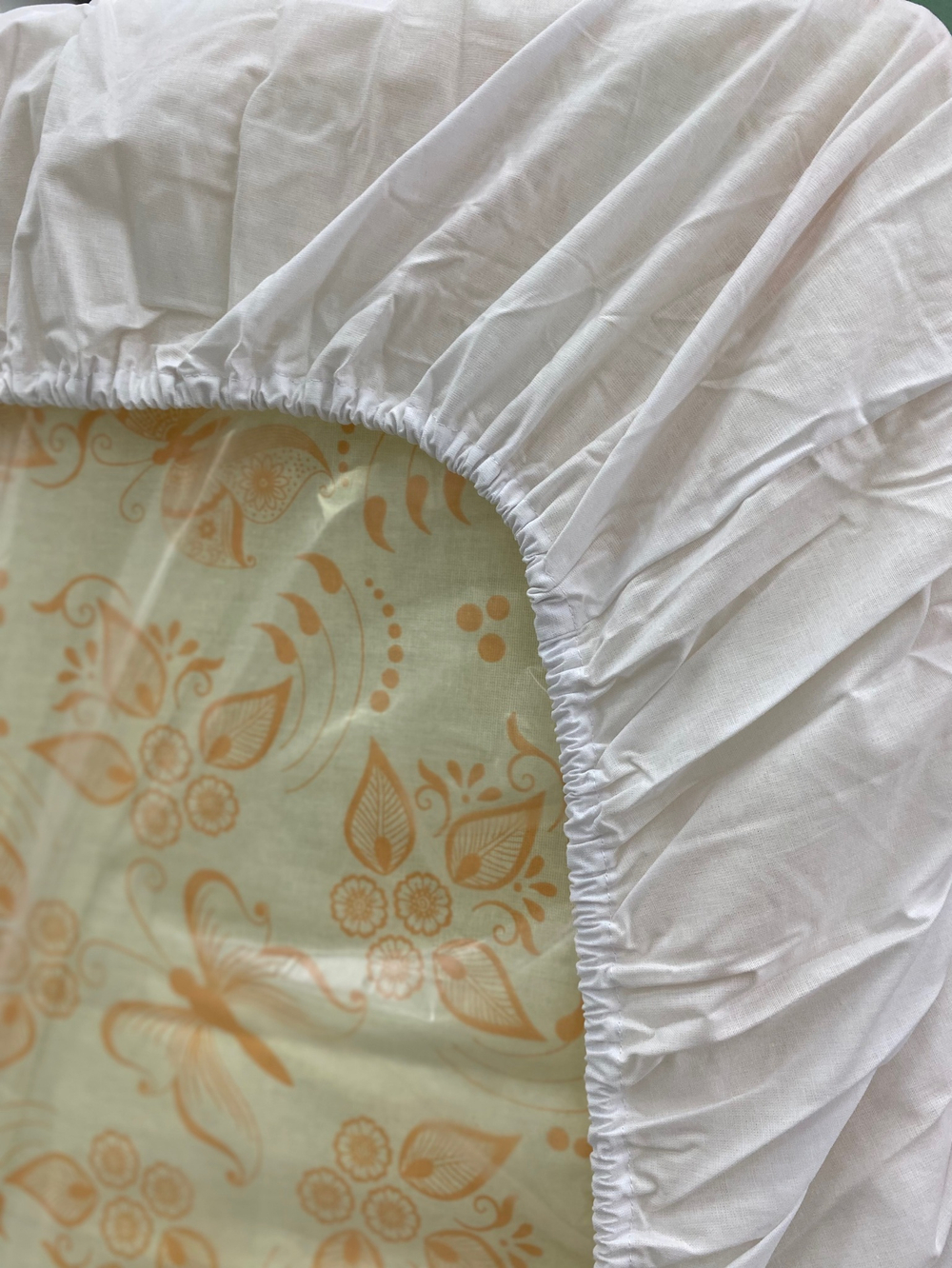 Комплект в кроватку 6-ти предметный (подушечки 17 предметов), "Оленята и белочка" поплин