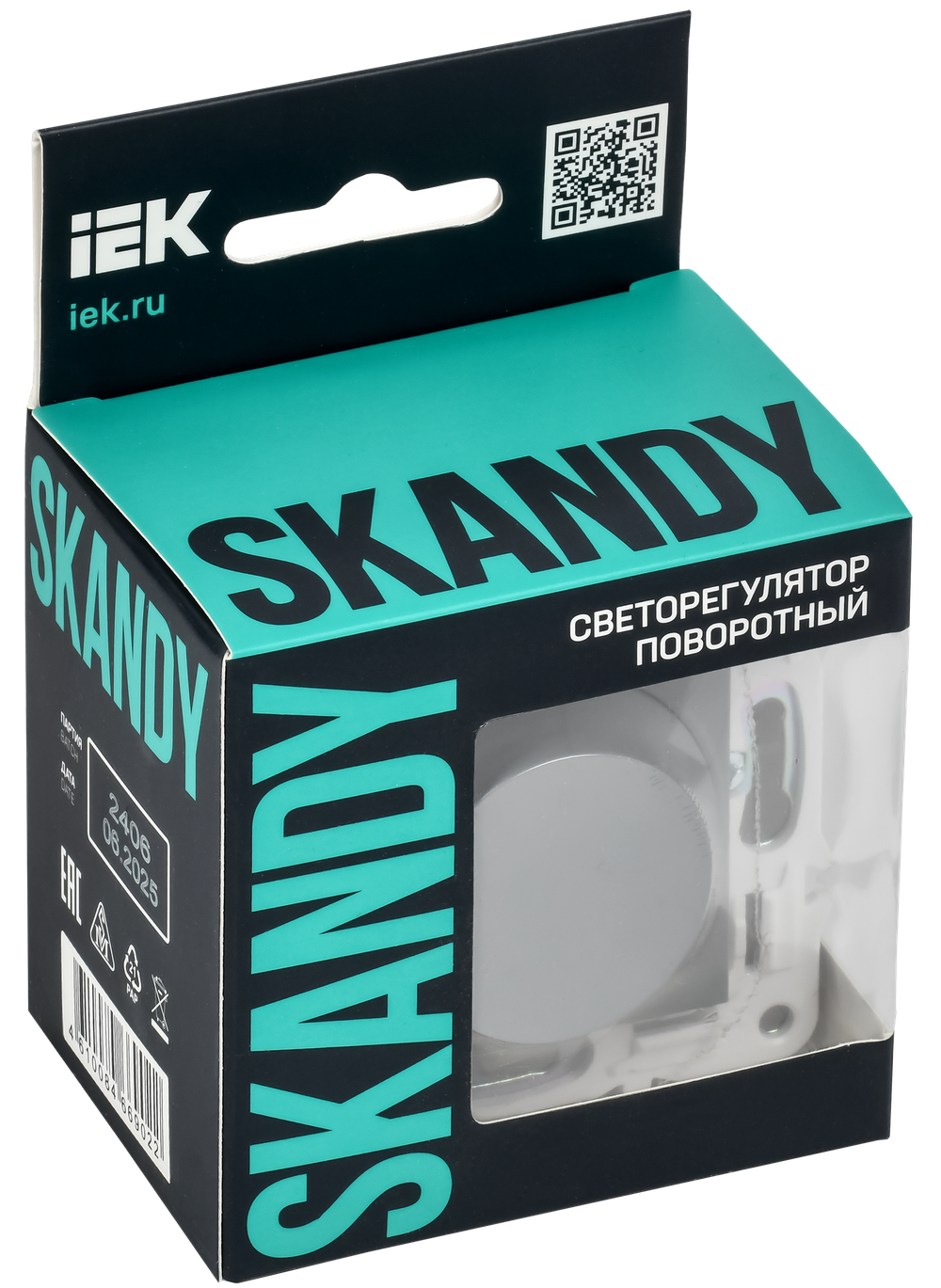 SKANDY Светорегулятор поворотный 600Вт SK-D01Gr серый IEK