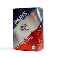 Мяч для настольного тенниса DOUBLE FISH PARIS 2024 Olympic Games 3***, PAR40+, ITTF Approved, 6шт.
