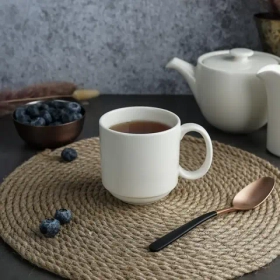 Кружка 250 мл,штабелируемая,фарфор "NOBLE" серия "Simply Plus"