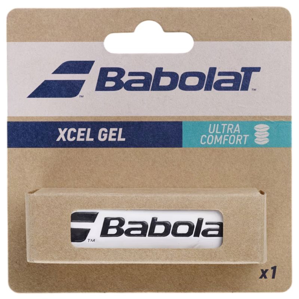 Теннисные намотки базовые Babolat Xcel Gel 1P - белый