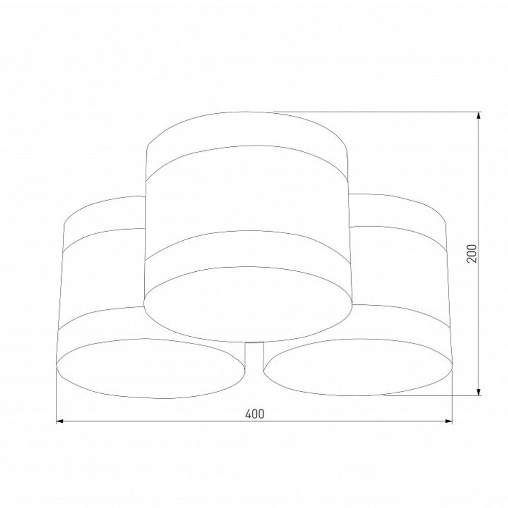 Накладной светильник TK Lighting Tago 851 Tago black