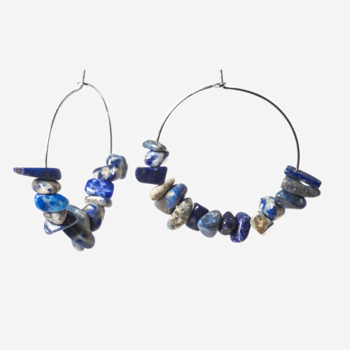 Серьги Crumble BLU