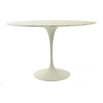 стол обеденный tulip dining table round ( by Steel Arts )