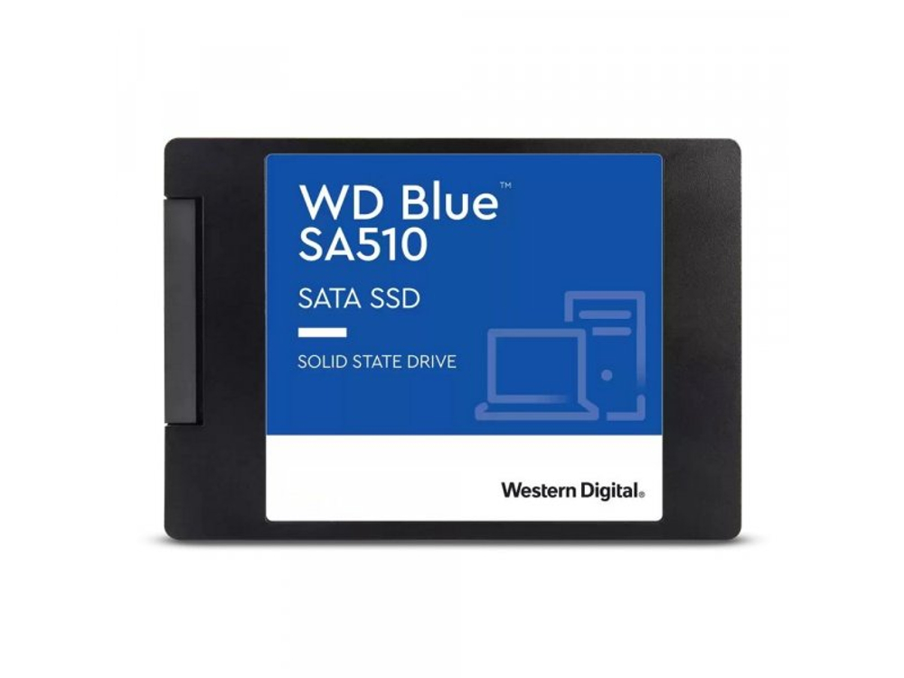 SSD накопитель Western Digital WD Blue 250ГБ, 2.5" SATA, SATA III, [WDS250G3B0A]