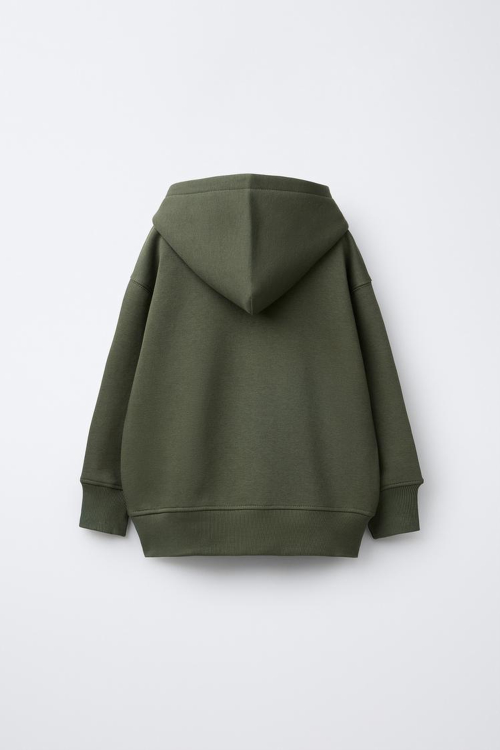 ZARA ХУДИ С НАДПИСЬЮ, ЗЕЛЕНЫЙ